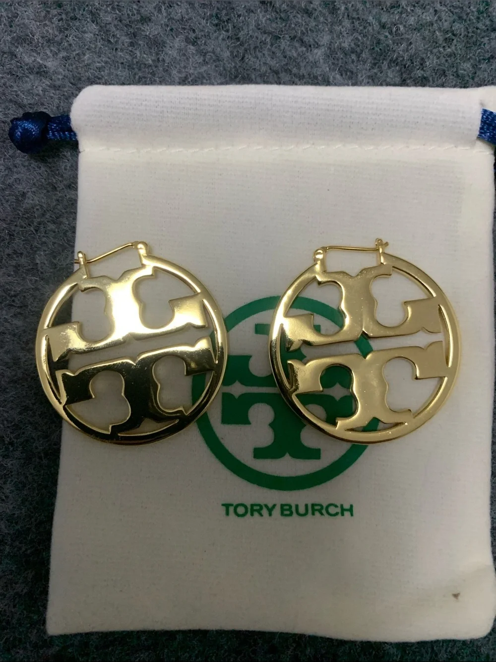 Tory Burch gold tone
